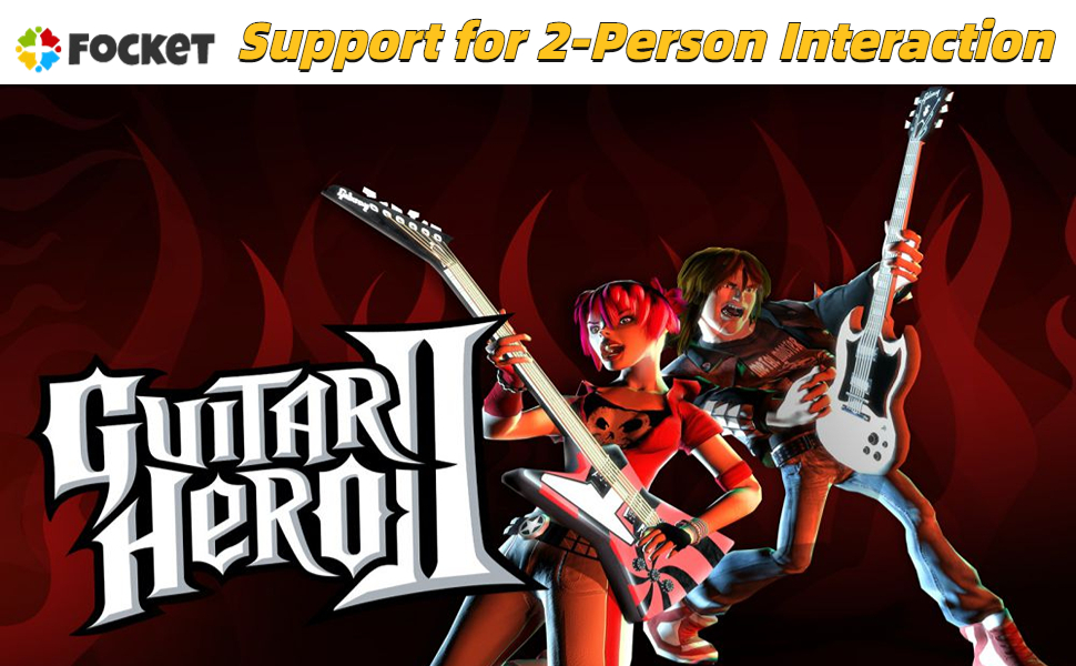 Guitar Controller, 5 Button USB Detachable Guitar Hero