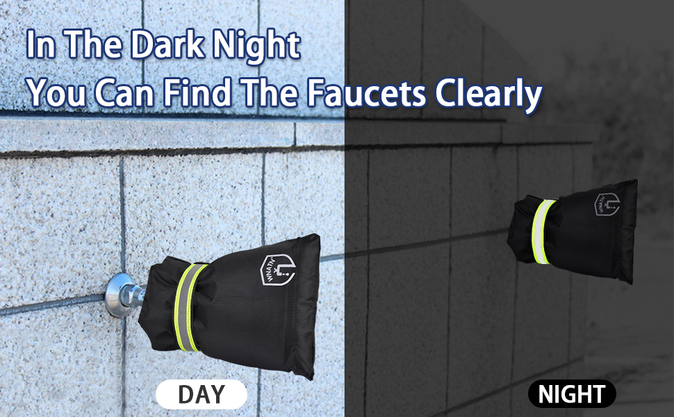 WNATN Outdoor Faucet Cover for Winter Freeze Protection,7.