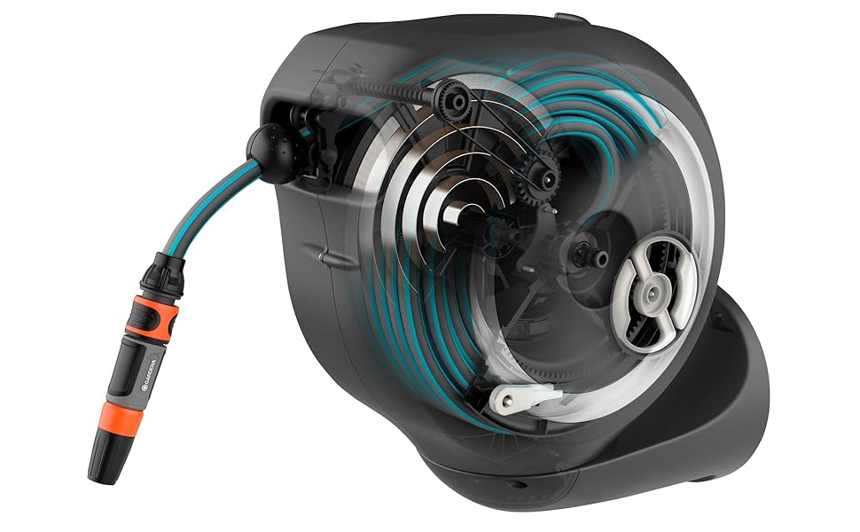 Amazon | GARDENA(ガルデナ) 壁掛け式 自動巻取りホースボックス