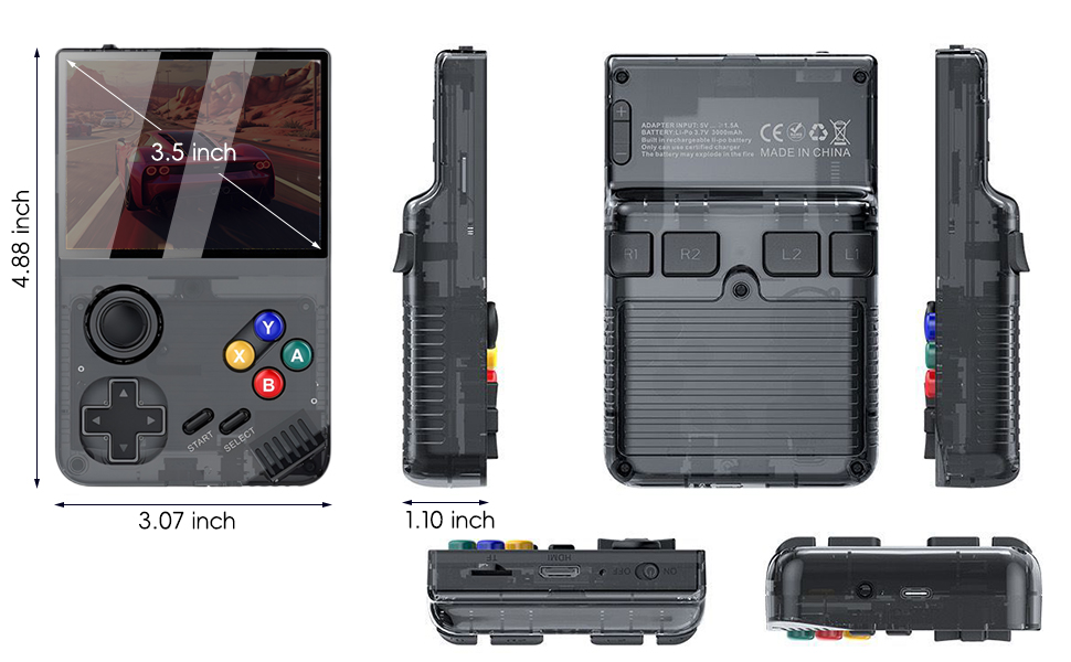 M19 Retro Handheld Game Console – 2024 New Retro Game Player