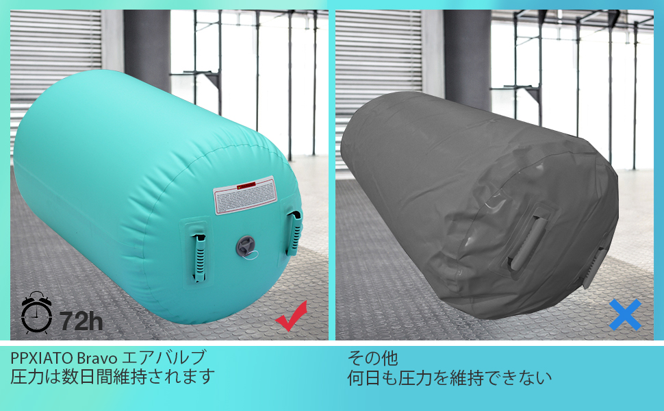 【電動エアポンプ付き】バク転補助器具 エアーロール Lサイズ 直径90cm Amazon.co.jp: エアーロール バレルロール インフレータブル