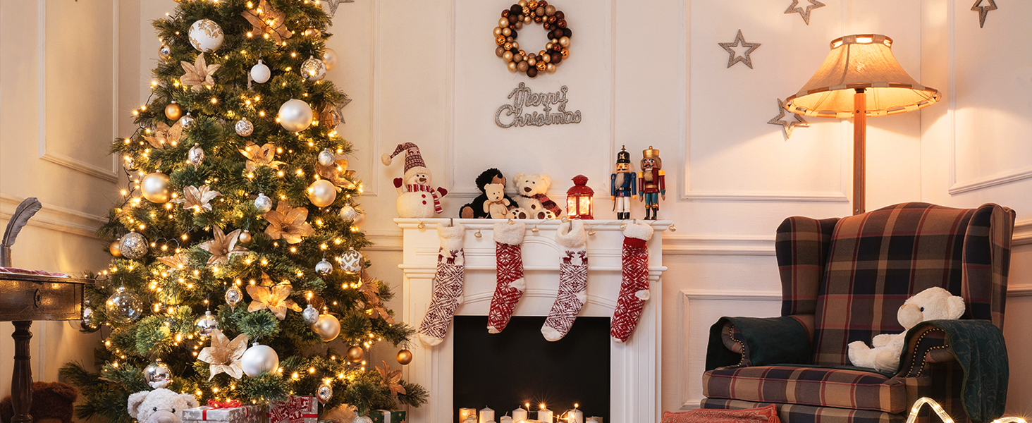 Christmas tree lights warm white