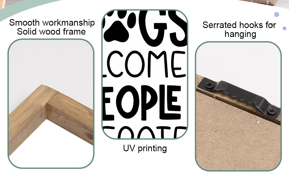 Dogs Welcome People Tolerated Sign