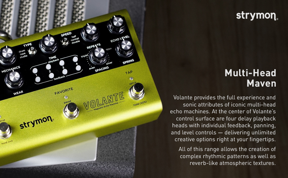 Amazon.com: Strymon Volante Magnetic Echo Machine Delay