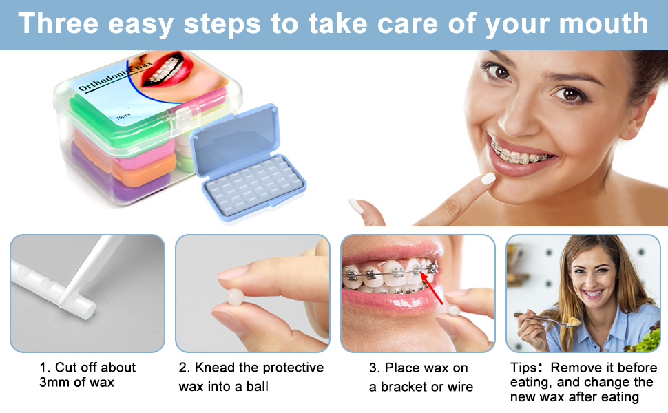 ARGOMAX Orthodontic Wax, Dental Wax, Wax for Braces with