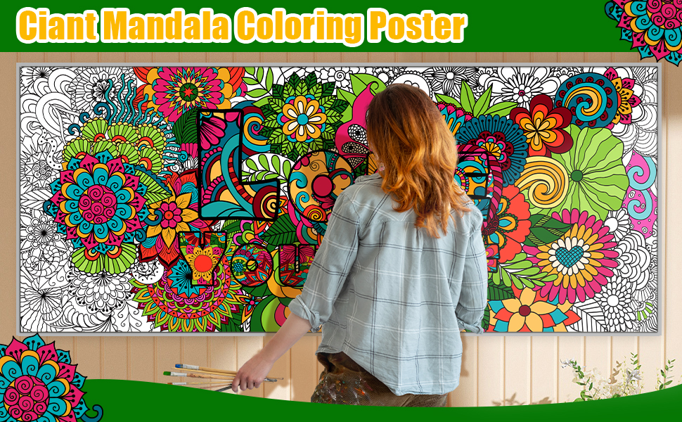 giant coloring poster