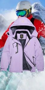 purple girls ski jacket