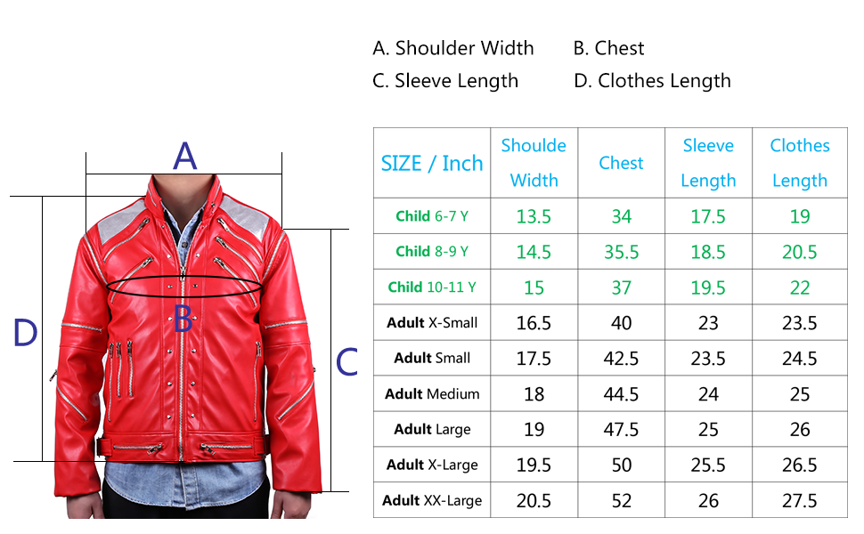 Amazon.com: MJB2C Red 80s PU Leather Jacket – Retro Zipper