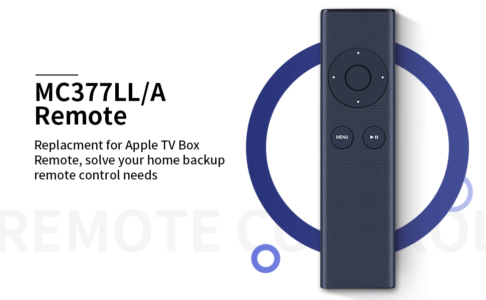 New MC377LL/A Replacement Remote Control for Apple TV 1st 2ed 3rd 4th