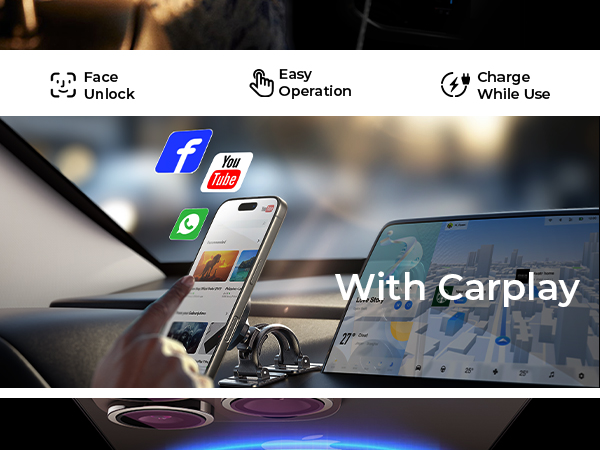 magnetic phone holder charger