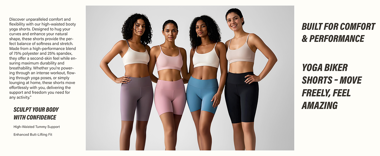 Blisset 3 Pack Women's Active Shorts