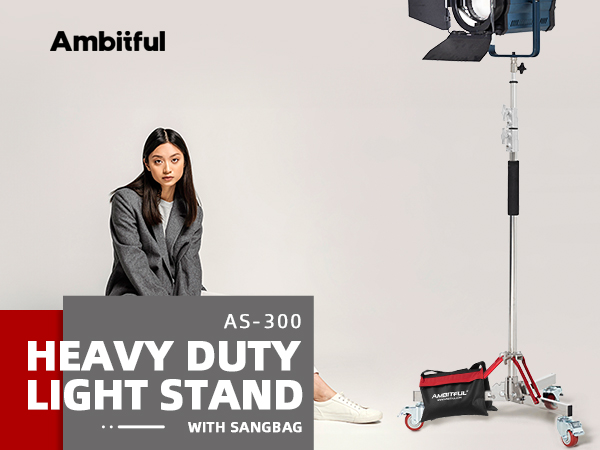 AMBITFUL 照明アクセサリー Amazon.com : AMBITFUL Heavy Duty Light Stand with Casters