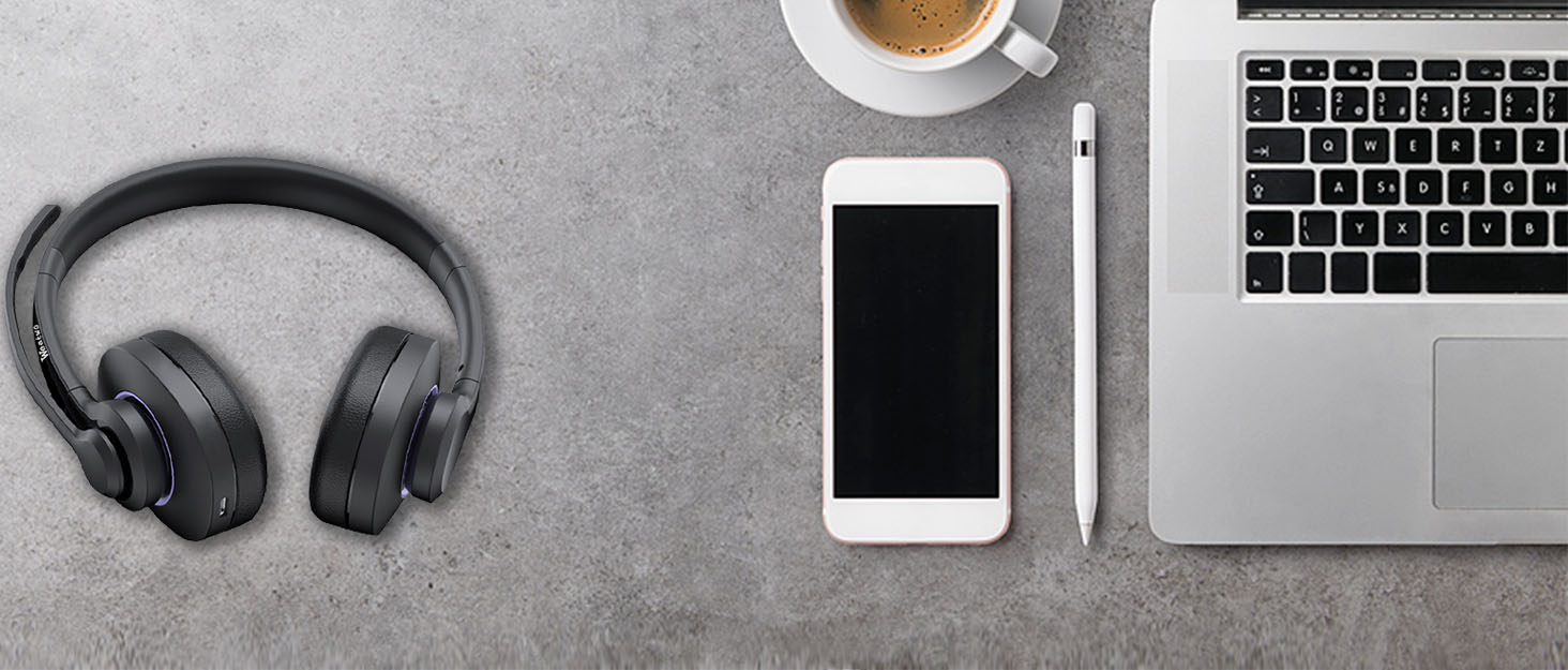 wireless headset with microphone