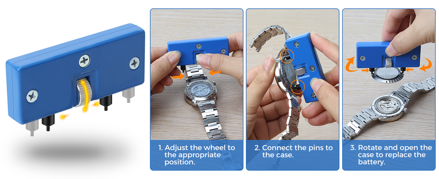 Watch Repair Kit, Professional Watch Battery Replacement