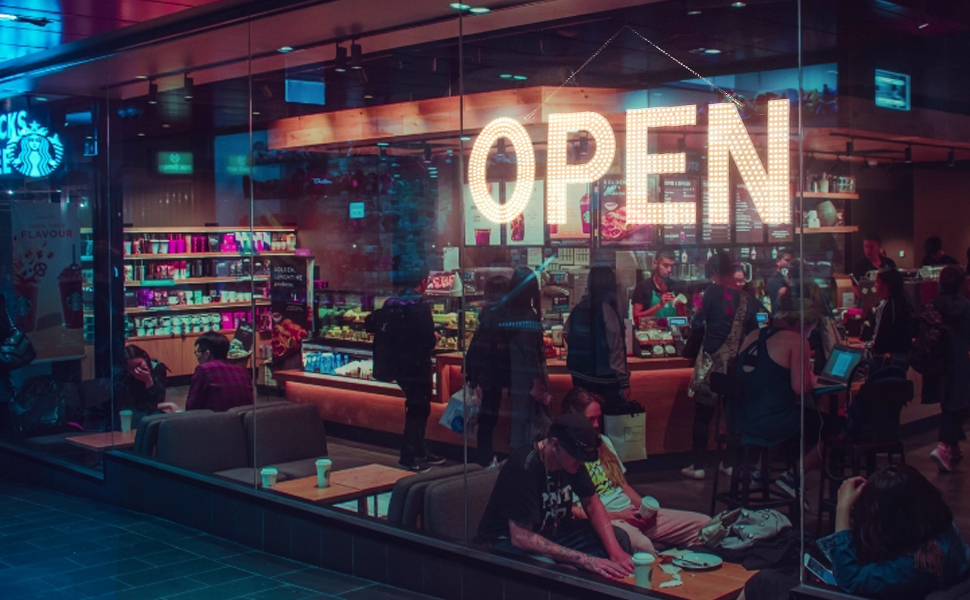 LED Open Sign for Business