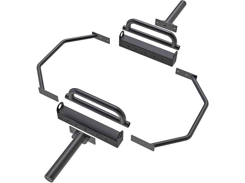 Olympic Hex Bar, Trap Bar, Shrug Bar, Deadlift Bar with Folding Handles for Olympic Weight Lifting