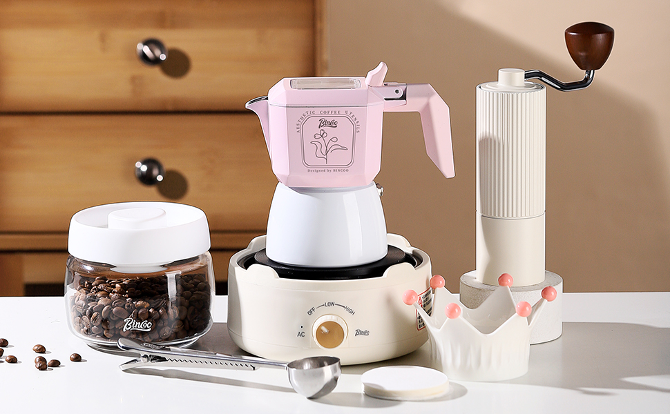 pink espreeso maker