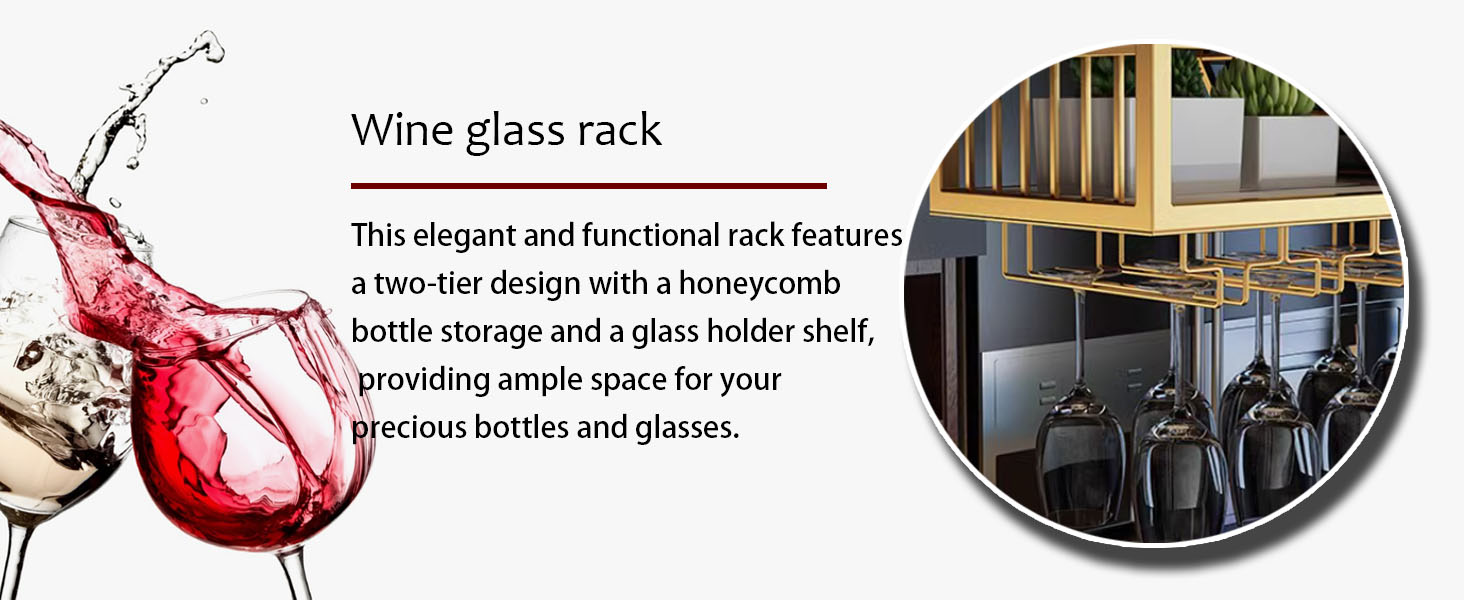 Wine glass rack