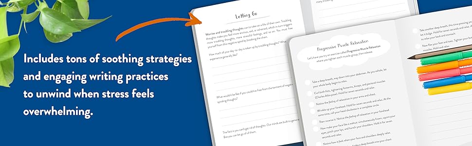 Includes tons of soothing strategies and engaging writing practices to unwind from stress