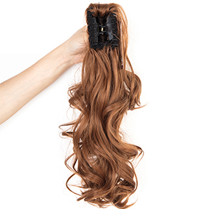 Clip in on Ponytail Jaw Claw Synthetic Curly Hairpieces Claw on Ponytail Clip in Hair Extensions
