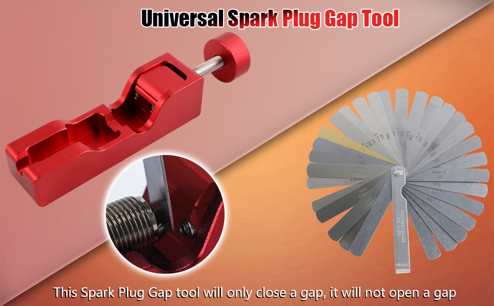 RiAiCiING Universal Spark Plug Gap Tool, Spark Plug Gapping