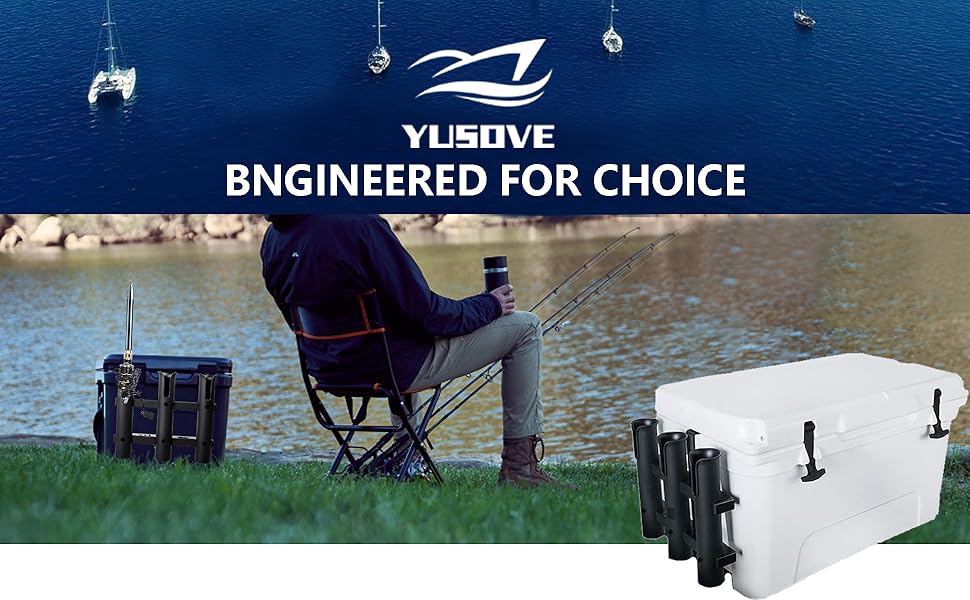 Cooler Fishing Rod Holder