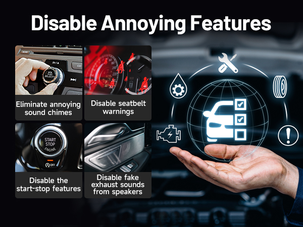 Disable annoying features