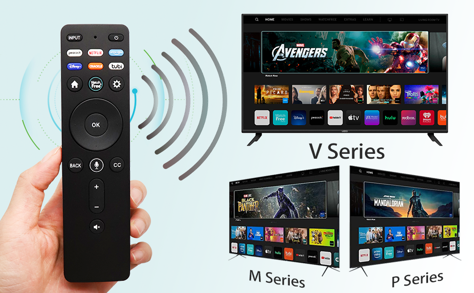 Voice Universal Remote Control XRT260 for Vizio Smart TV