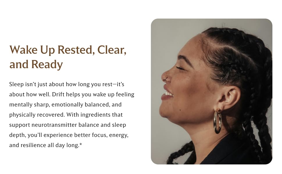 wake up refreshed and energized, brain fog support sleep formula, sleep supplement for mood balance
