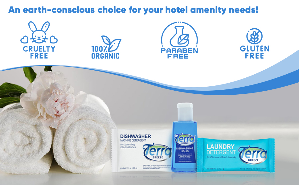 Travel Detergent Packets & Dish Soap Terra Breeze 1