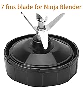 7 Fins Blender Blade Replacement Parts for Ninja Blender BL682-30 BL642-30 BL450-30 BL482-30