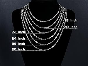 paperclip chain paperclip necklace silver chain for women silver necklace for women