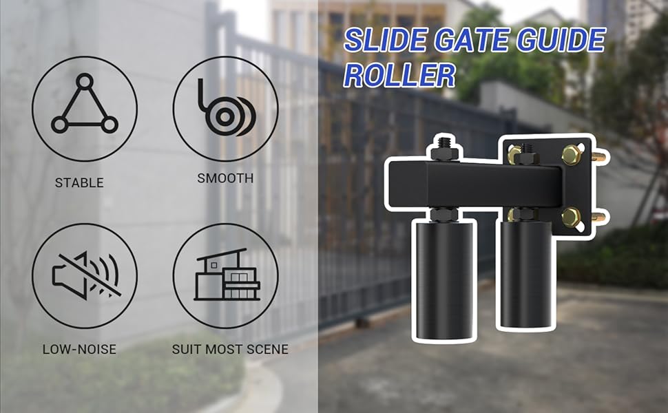 Adjustable Slide Gate Guide Roller