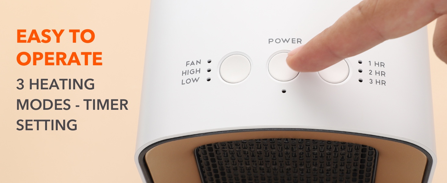 BLAUX Heatcore Space Heater 1200W EnergyEfficient