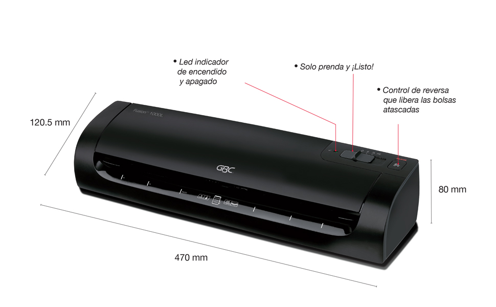 Gbc Enmicadora térmica Fusion 1000L ancho 30cm, 3 milesimas Amazon