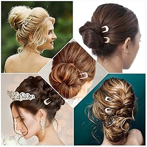 Vintage Hair Fork Clips for women
