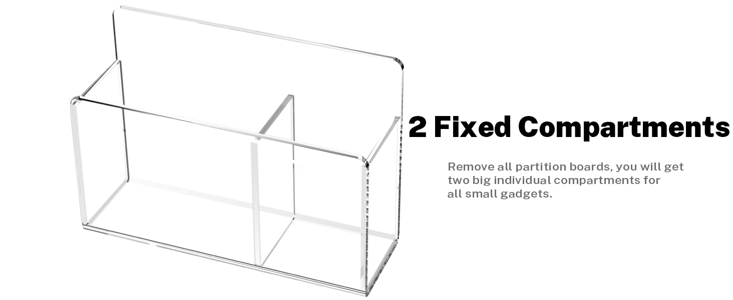 Lumanman Acrylic Dry Erase Marker Holder with Adjustable
