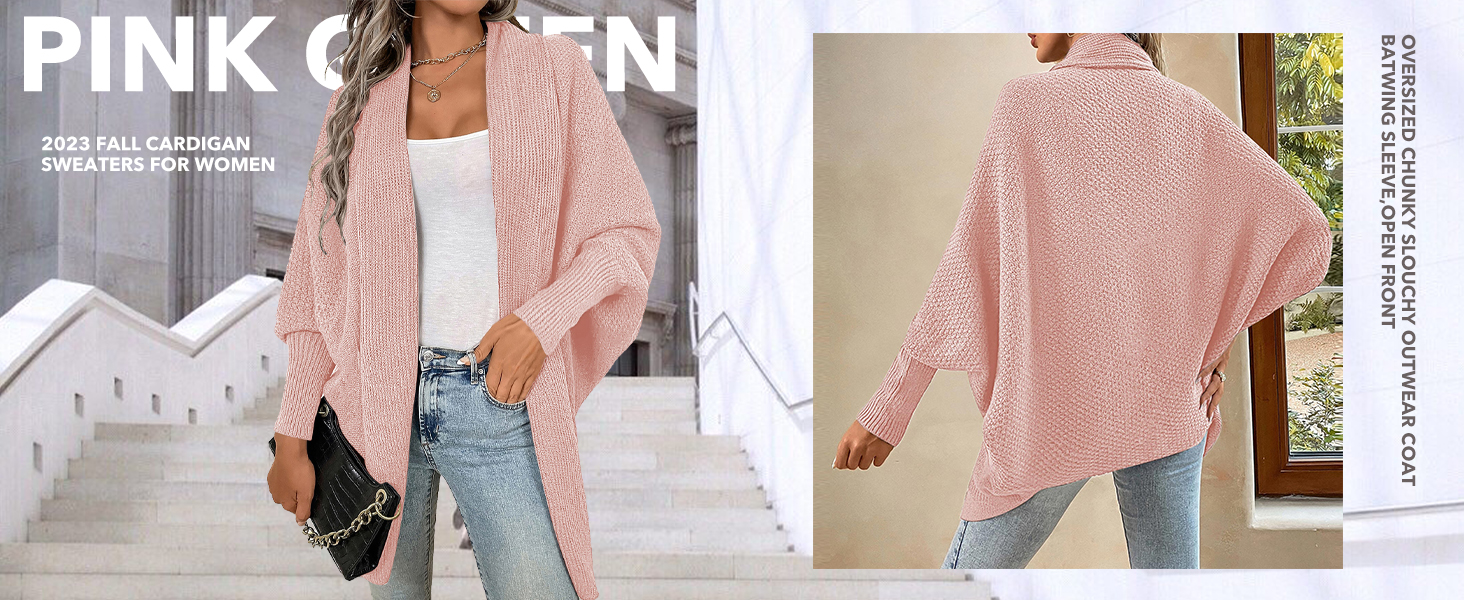 2023 Fall Cardigan Sweaters for Women Oversized Chunky Slouchy Outwear Coat