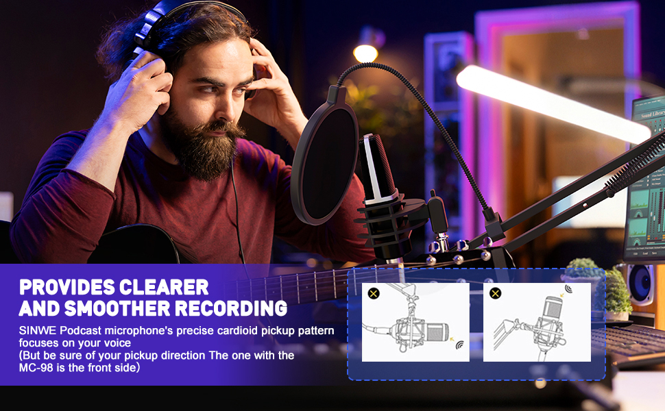 PROVIDES CLEARERAND SMOOTHER RECORDING