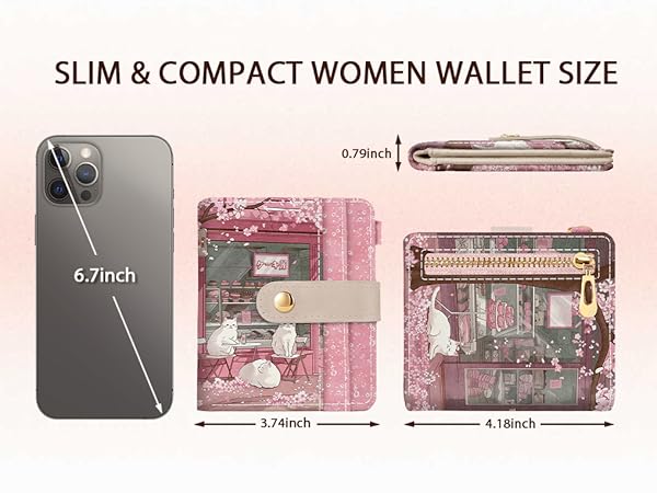 Cute Kawaii Rfid Ladies Wallet
