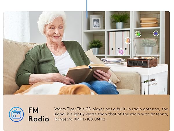 CD player with FM radio