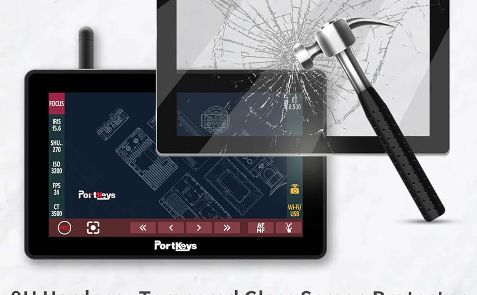 PortKeys LH5P II（アンチグレアフィルム貼付済）バッテリー等おまけ Amazon.com: Portkeys 2pcs 5.5