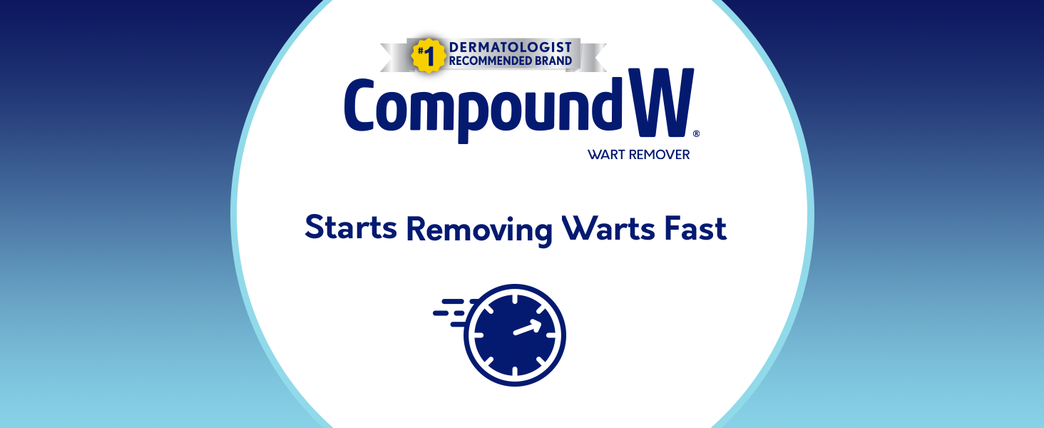 Starts Removing Warts Fast