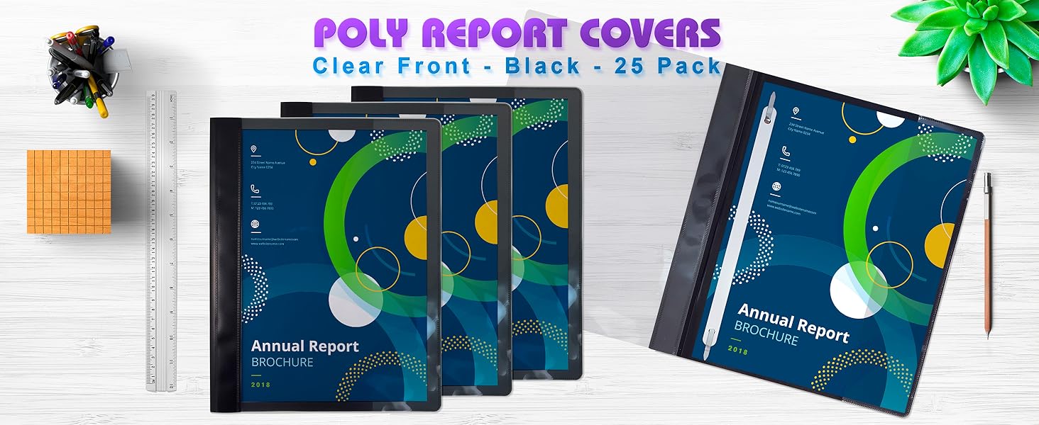 Better Office Products Ultra Durable Clear Front Report