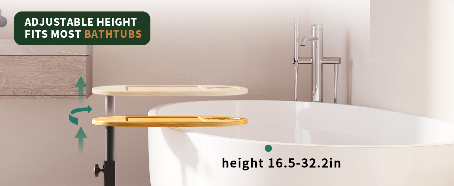 bath tray for bathtub against wall