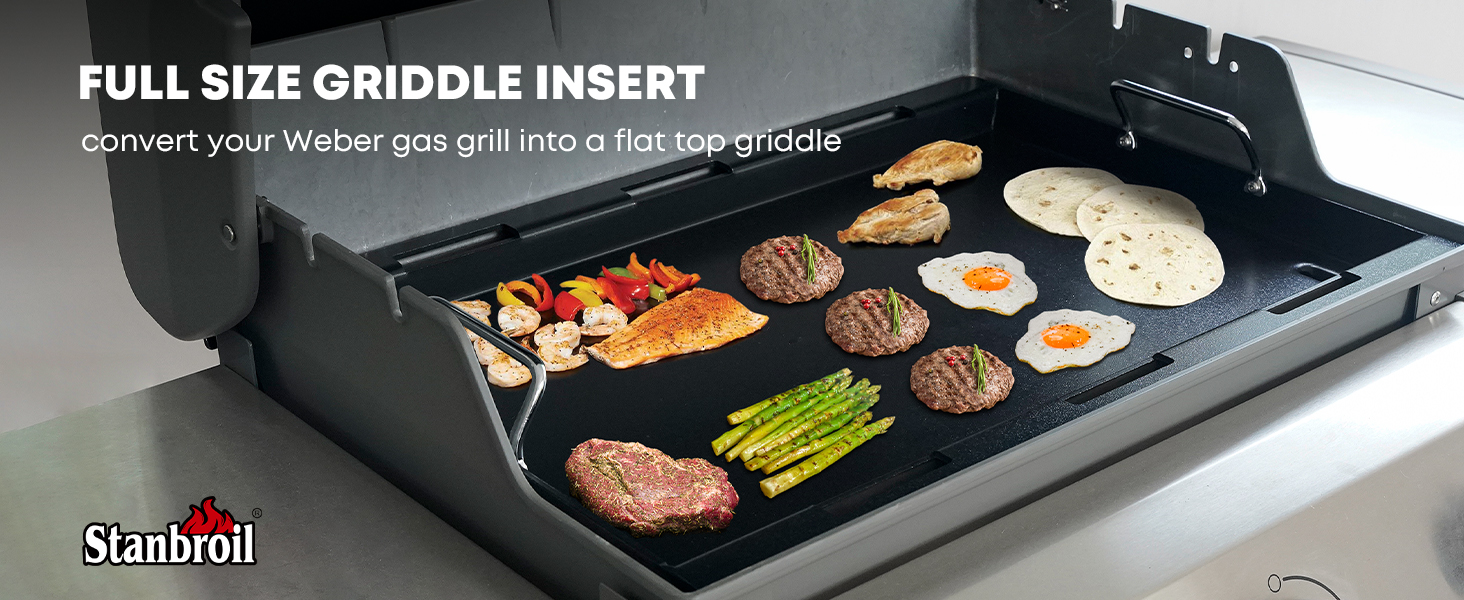 Stanbroil Full Size Griddle Insert for er Spirit 200