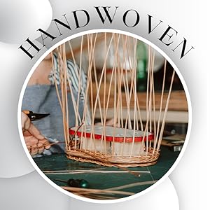 Hand-woven basket
