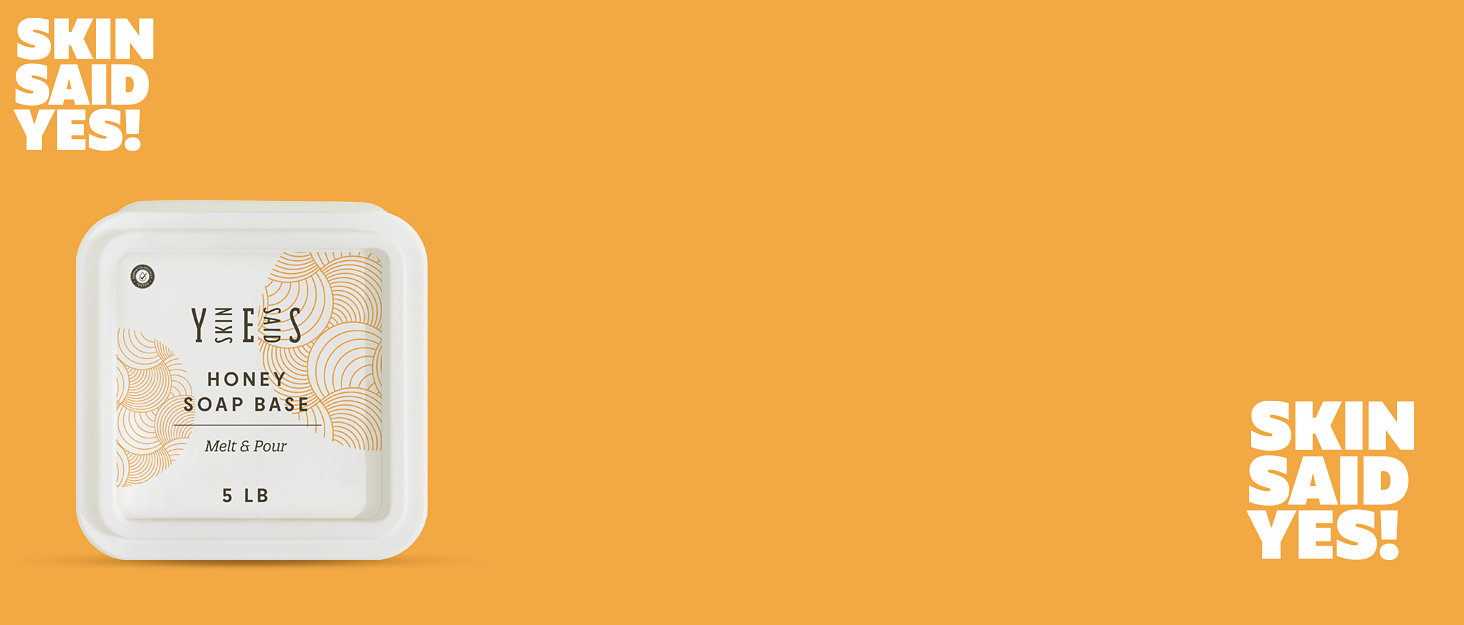 Skin Said Yes 5 Lb Honey Soap Base SLS/SLES free, No Palm