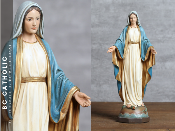 Amazon.com: BC Catholic Our Lady of Grace Statue, 13.5