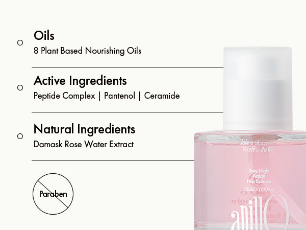 Amazon.com: ANILLO Rosy Night Repair Hair Essence with